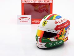 Charles Leclerc Scuderia Ferrari # 4th Brazilian GP Formula 1 2022 helmet 1:2 Bell
