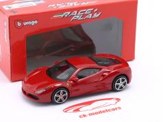 Ferrari 488 GTB rot 1:43 Bburago