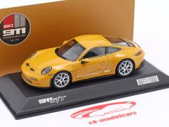 Porsche 911 (992) S/T bahama amarelo 1:43 Spark