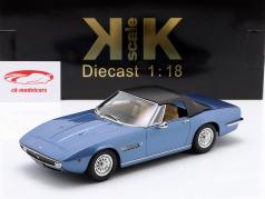 Maserati Ghibli Spider Baujahr 1970 hellblau metallic 1:18 KK-Scale