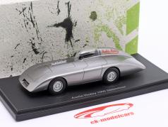 Austin Healey 100S Streamliner bouwjaar 1956 zilver 1:43 AutoCult