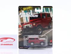 Toyota Land Cruiser FJ43 красный / белый 1:64 HotWheels