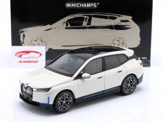 BMW iX (I20) bouwjaar 2022 wit metalen 1:18 Minichamps