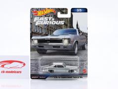 Chevrolet Nova SS 建造年份 1970 电影 (Fast & Furious) 银 1:64 HotWheels