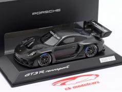 Porsche 911 (992) GT3 R Rennsport karbonschwarz 1:43 Spark