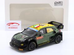 Ford Puma Rally1 Hybrid #37 第七 Rallye 新西兰 2022 Bertelli, Granai 1:18 Solido