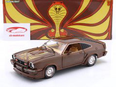 Ford Mustang 2 King Cobra byggeår 1978 mørkebrun metallisk 1:18 Greenlight