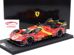 Ferrari 499P #50 3 1000 miles Sebring 2023 Fuoco, Molina, Nielsen 1:18 BBR