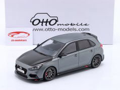Hyundai i30N Project C год постройки 2022 матово-серый 1:18 OttOmobile