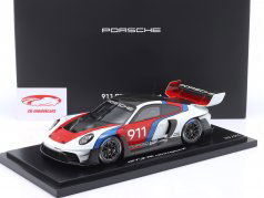 Porsche 911 (992) GT3 R Rennsport #911 multicolore 1:18 Spark