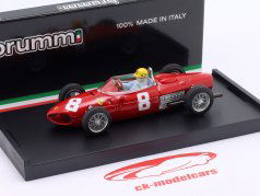 Ricardo Rodriguez Ferrari 156 #8 Itália GP fórmula 1 1961 com Figura do motorista 1:43 Brumm