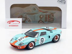 Ford GT40 Gulf #9 ganhador 24h LeMans 1968 Rodriguez, Bianchi 1:18 Solido