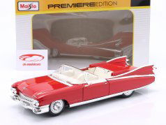 Cadillac Eldorado Biarritz "Cabrio" Byggeår 1959 rød 1:18 Maisto