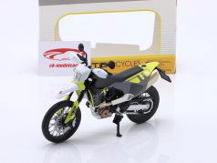 Husqvarna 701 Supermoto Año de construcción 2023 negro / amarillo / blanco 1:12 Maisto