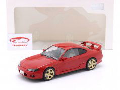 Nissan Silvia S15 Spec-R Aero Bouwjaar 1999 vlamrood 1:18 Solido