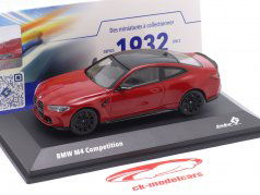 BMW M4 (G82) Competition Año de construcción 2023 Imola rojo 1:43 Solido