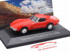 Chevrolet Corvette C3 Año de construcción 1968 rojo 1:43 Altaya