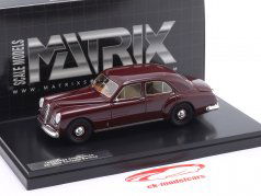 Alfa Romeo 6C 2500 Turismo Berlina Año de construcción 1950-1952 granate 1:43 Matrix