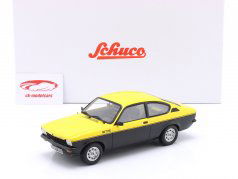 Opel Kadett GT/E Année de construction 1976 jaune / noir 1:18 Schuco
