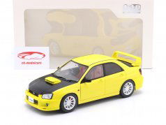 Subaru Impreza WRX STI Ano de construção 2003 amarelo / preto 1:18 Solido