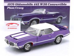 Oldsmobile 442 W-30 Byggeår 1970 lilla 1:18 GMP