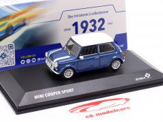 Mini Cooper Sport Pack Ano de construção 1994 azul 1:43 Solido