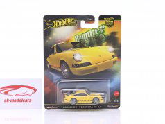 Porsche 911 Carrera RS 2.7 gul 1:64 HotWheels