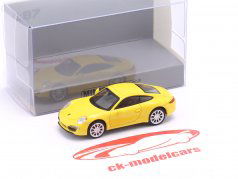 Porsche 911 (991) Carrera S Baujahr 2013 gelb 1:87 Minichamps