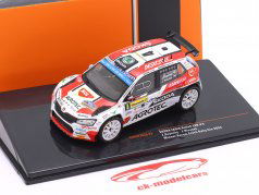Skoda Fabia Rally2 Evo #4 Gagnant Braum Czech Rallye 2022 Kopecký, Hloušek 1:43 Ixo