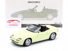 BMW Z1 (E30) Roadster year 1988 light yellow 1:18 Minichamps