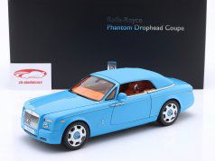 Rolls Royce Phantom Drophead Cabriolet 2 portas 2013 azul claro 1:18 Kyosho
