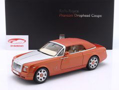 Rolls Royce Phantom Drophead convertible 2 puertas 2013 mandarina 1:18 Kyosho