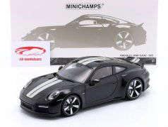 Porsche 911 (992) Sport Classic Baujahr 2022 schwarz 1:18 Minichamps