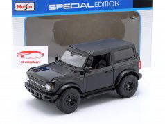 Ford Bronco Wildtrak 2-deurs Bouwjaar 2021 zwart 1:18 Maisto