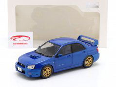Subaru Impreza WRX STI Año de construcción 2003 sonic azul 1:18 Solido