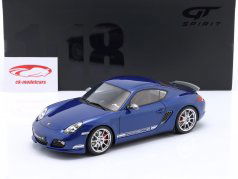 Porsche Cayman R (987c) Año de construcción 2012 azul agua metálico 1:18 GT-Spirit