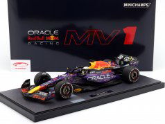 Max Verstappen Red Bull RB19 #1 Ganador Las Vegas GP fórmula 1 Campeón del mundo 2023 1:12 Minichamps