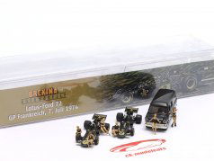 3 coches colocar Lotus: ganador Francia GP fórmula 1 1974 1:87 Brekina