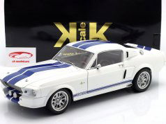 Ford Mustang Shelby GT500 建設年 1967 白 / 青 1:12 KK-Scale