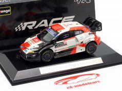Toyota Yaris WRC #1 vincitore Rallye Monte Carlo 2021 Ogier, Ingrassia 1:43 Bburago