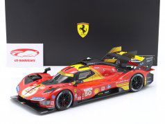 Ferrari 499P #50 vincitore 24h LeMans 2024 Fuoco, Molina, Nielsen 1:18 Bburago