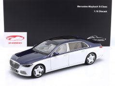 Mercedes-Benz Maybach S-Klasse (Z223) 2021 azul / branco 1:18 Almost Real
