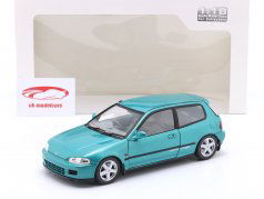 Honda Civic (EG6) Año de construcción 1991 verde metálico 1:18 Solido