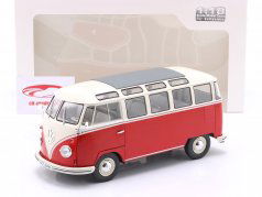 Volkswagen VW T1 Samba Bus Baujahr 1962 rot / weiß 1:18 Solido