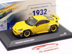 Toyota GR86 Pandem Rocket Bunny amarelo 1:43 Solido