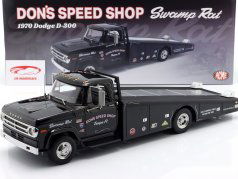 Dodge D300 Ramp Truck "Don´s Speed Shop" Year 1970 black 1:18 GMP