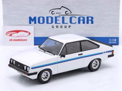 Ford Escort MK II RS 2000 Ano de construção 1977 branco 1:18 ModelCar Group