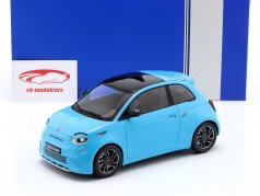 Fiat 500e Abarth year 2024 blue 1:18 Ixo