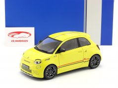 Fiat 500e Abarth year 2024 yellow 1:18 Ixo