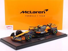 Lando Norris McLaren MCL38 #4 优胜者 迈阿密 GP 公式 1 2024 1:12 Minichamps